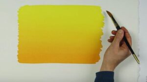 How to create a graded watercolour wash