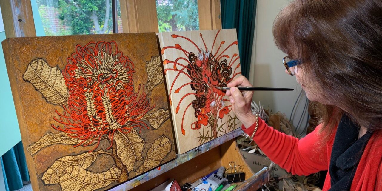 Sandie Schroder – Burned & Turned Exhibition – Linton & Kay Galleries – Swan Valley