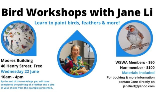 Bird Workshops with Jane Li – Wed 22 June 2022