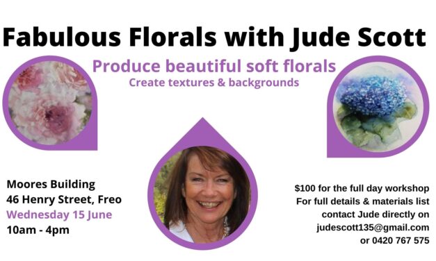 Fabulous Florals with Jude Scott – Wed 15 June 2022