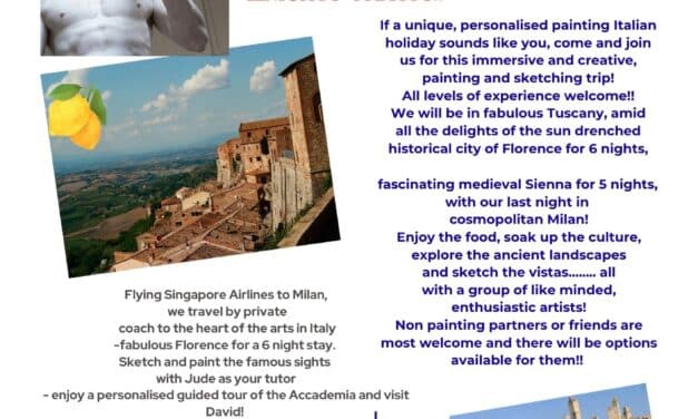 Painting Holiday Tuscany Italy