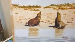Beach Confrontation