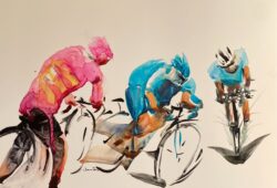 Where's the Start Line (watercolour on Yupo)