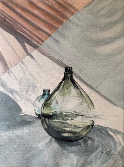 Light Filled Bottles